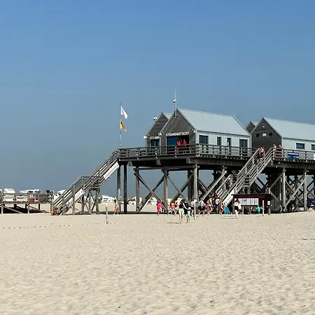 Sky & Spo Meeresrauschen I Boxspringbett, Strandnah, Direkt Am Leuchtturm, Eigener Eingang Sankt Peter-Ording