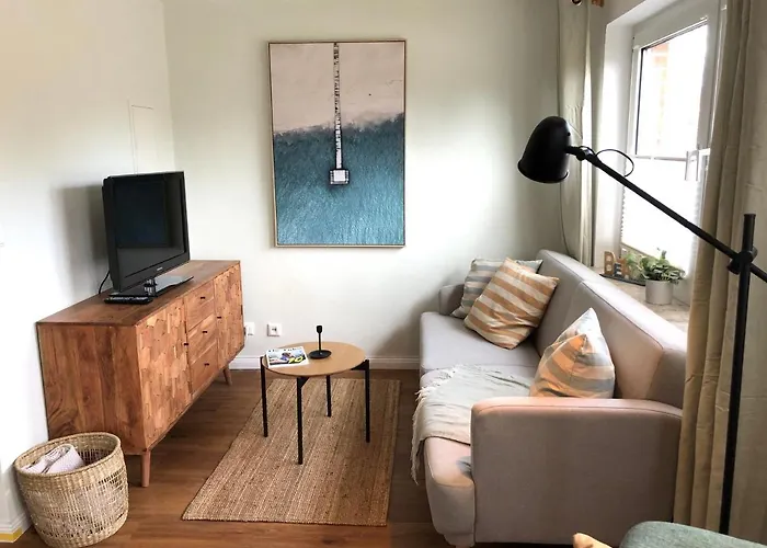 Lägenhet Sky & Homes Meeresrauschen I Boxspringbett, Strandnah, Direkt Am Leuchtturm, Eigener Eingang *