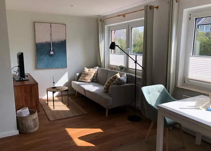 Lägenhet Sky & Homes Meeresrauschen I Boxspringbett, Strandnah, Direkt Am Leuchtturm, Eigener Eingang *