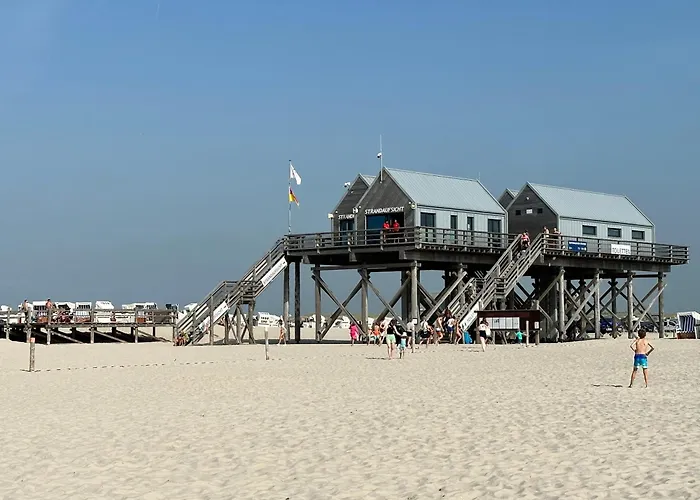 Sky & Homes Meeresrauschen I Boxspringbett, Strandnah, Direkt Am Leuchtturm, Eigener Eingang Sankt Peter-Ording