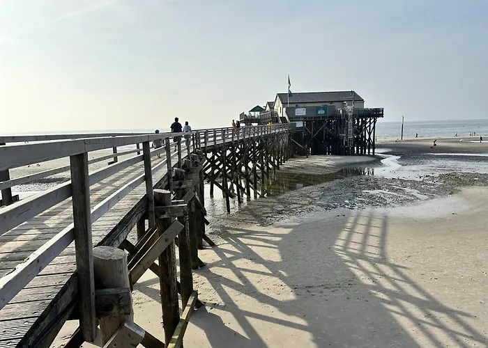 Lägenhet Sky & Homes Meeresrauschen I Boxspringbett, Strandnah, Direkt Am Leuchtturm, Eigener Eingang